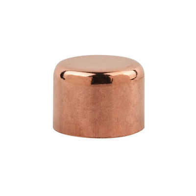 Copper Threaded Pipe Cap ANSI/DIN 150 PSI Leak-Proof End Closure Water Pipe Fitting