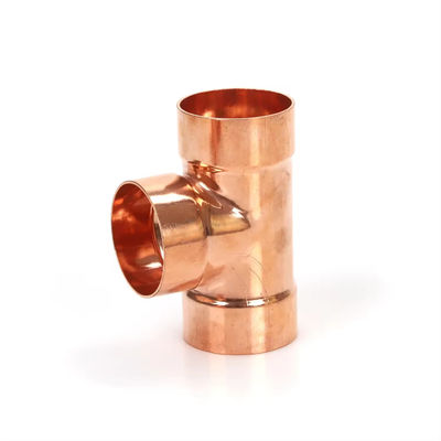 Marine Grade Cupro Nickel Equal Tee C71500 Seamless Butt Weld Fitting 2"-12"