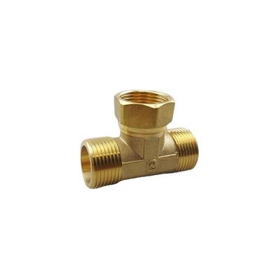 Corrosion Resistant Copper Nickel Equal Tee with Threaded Connection and DN20 Size for Industrial Water Pipe