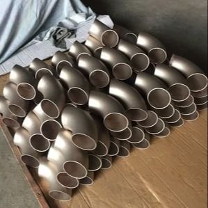 ASME B16.9 Class 150 90° LR Copper Nickel Elbow CuNi 90/10 C70600 Butt Weld Corrosion Resistant Fitting