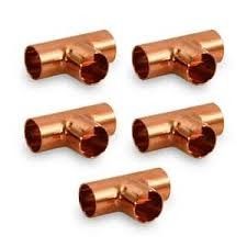 Corrosion Resistant Copper Nickel Equal Tee with Threaded Connection and DN20 Size for Industrial Water Pipe