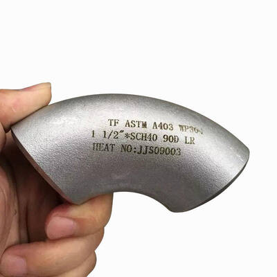 CuNi 70/30 Copper Nickel 90° LR Elbow, High Strength ASME B16.9 Butt Weld Fitting