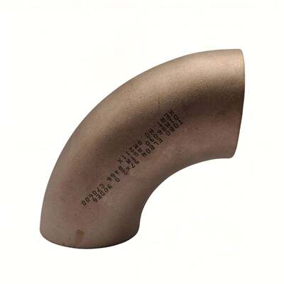 CuNi 70/30 Copper Nickel Elbow, Erosion Resistant 90° LR ASME B16.9 Butt Weld Pipe Fitting