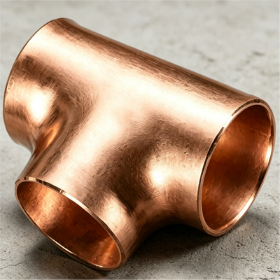 Threaded Copper Nickel Equal Tee with ANSI JIS DIN Standards for Corrosion Resistant Industrial Applications