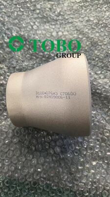 ABS Approved Copper Nickel 70/30 Eccentric Reducer Fitting with Butt Weld Ends for Offshore Platforms