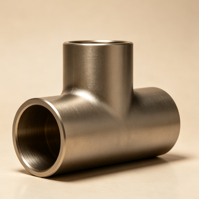 CuNi 70/30 Copper Nickel Seamless Butt Weld Tee ASME B16.5 Class150 Marine Pipe Fitting