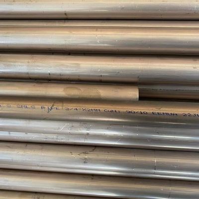CuNi 70/30 Copper Nickel Alloy Seamless Pipe, ASTM B466, for Heat Exchanger & Shipbuilding