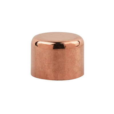 Custom Round Copper Pipe Cap ASME B16.22 Butt Weld Fitting High Pressure Resistance