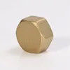 Threaded Copper Pipe Cap with 150 PSI Pressure Rating and 400°F Temperature Resistance for Corrosion Resistant Pipe Fittings