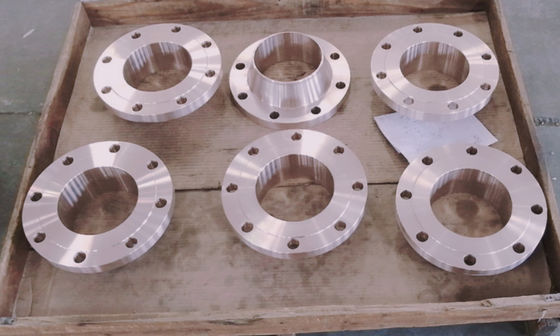 JIS Standard Copper Nickel Weld Neck Flange for Marine Applications with 1500# Pressure Rating