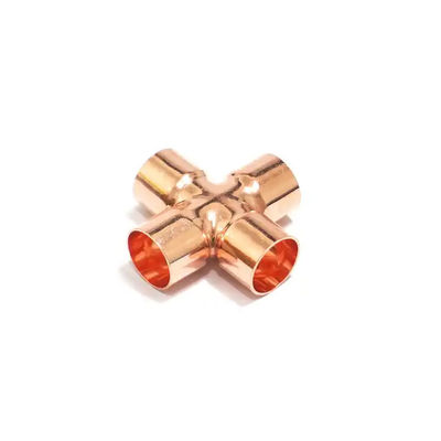 METAL High Quality Cross Copper Return Copper Welding Pipe Fitting