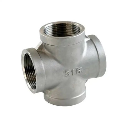 C70600 90/10 Copper Nickel Cross Pipe Fitting ANSI B16.9 1/2