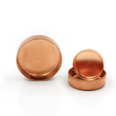Threaded Copper Cap Fitting ANSI/DIN 150 PSI Pipe End Seal Closure for Water Piping