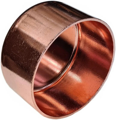 150 PSI 400°F Polished Finish Copper Pipe Cap Threaded Pipe End Cover