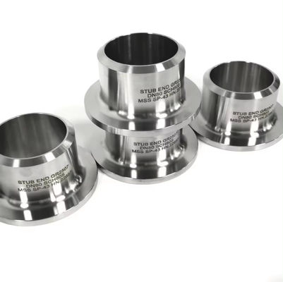 ASME B16.9 Forged Carbon Steel Stub End 3000 PSI High Strength Pipe Fitting Connector