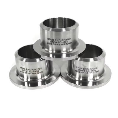 SS304 Stainless Steel Stub End - Corrosion Resistant ASME B16.9 Compliant Lap Joint Butt Weld Fitting