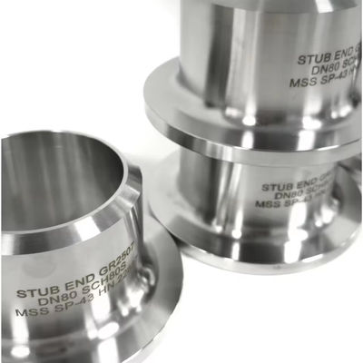 SS304 Stainless Steel Stub End - Corrosion Resistant ASME B16.9 Compliant Lap Joint Butt Weld Fitting
