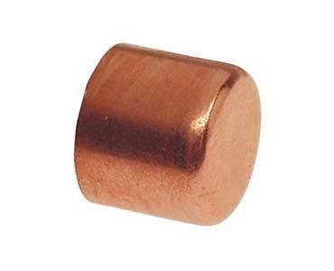 150 PSI 400°F Polished Finish Copper Pipe Cap Threaded Pipe End Cover