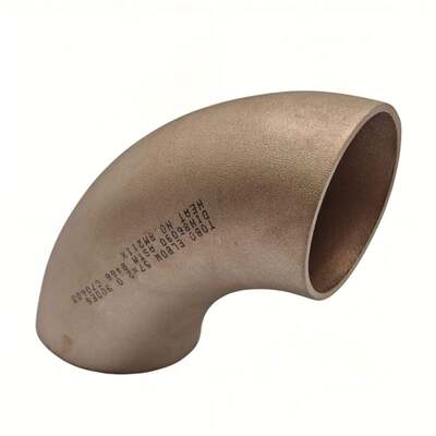 Marine Grade Copper Nickel 90/10 Elbow 90 Deg Long Radius Butt Weld Fitting ASTM B466