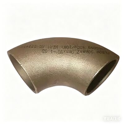 CuNi 70/30 Copper Nickel Elbow, Erosion Resistant 90° LR ASME B16.9 Butt Weld Pipe Fitting