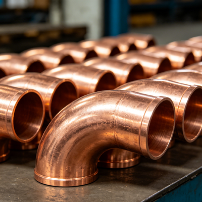 C70600 Copper Nickel Seamless 90° Elbow ASME B16.9 BW Corrosion Resistant Fitting
