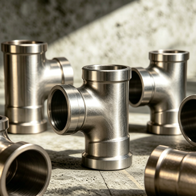 High Quality Cupro Nickel Equal Tee 70/30 Forged ASME B16.9 SCH80 2